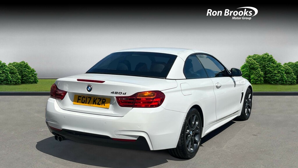 BMW 4 Series 2.0 420D M Sport Euro White #2
