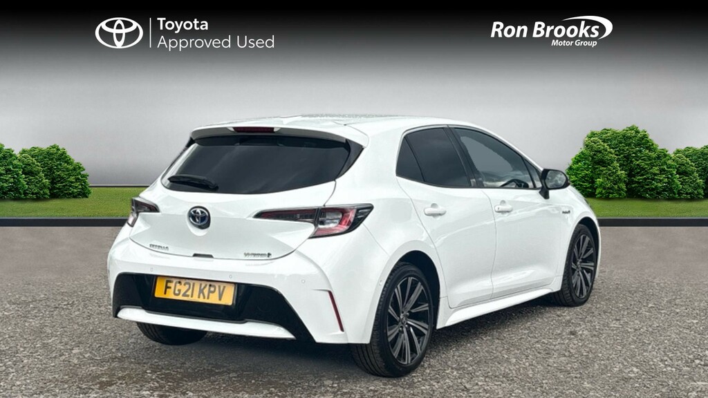 Toyota Corolla 1.8 Vvt-h Design Cvt Euro FG21KPV White #2