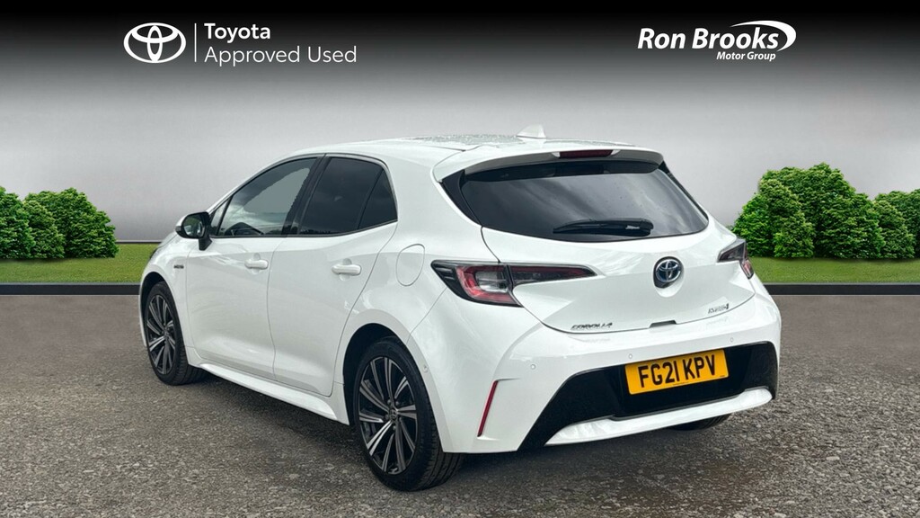 Toyota Corolla 1.8 Vvt-h Design Cvt Euro FG21KPV White #4