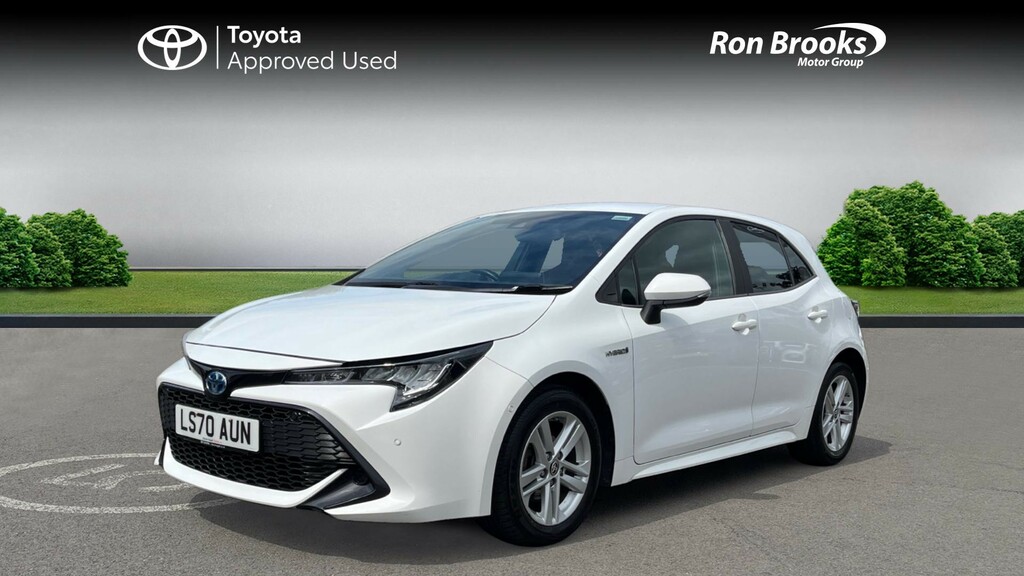 Toyota Corolla 1.8 Vvt-h Icon Tech Cvt Eu White #3
