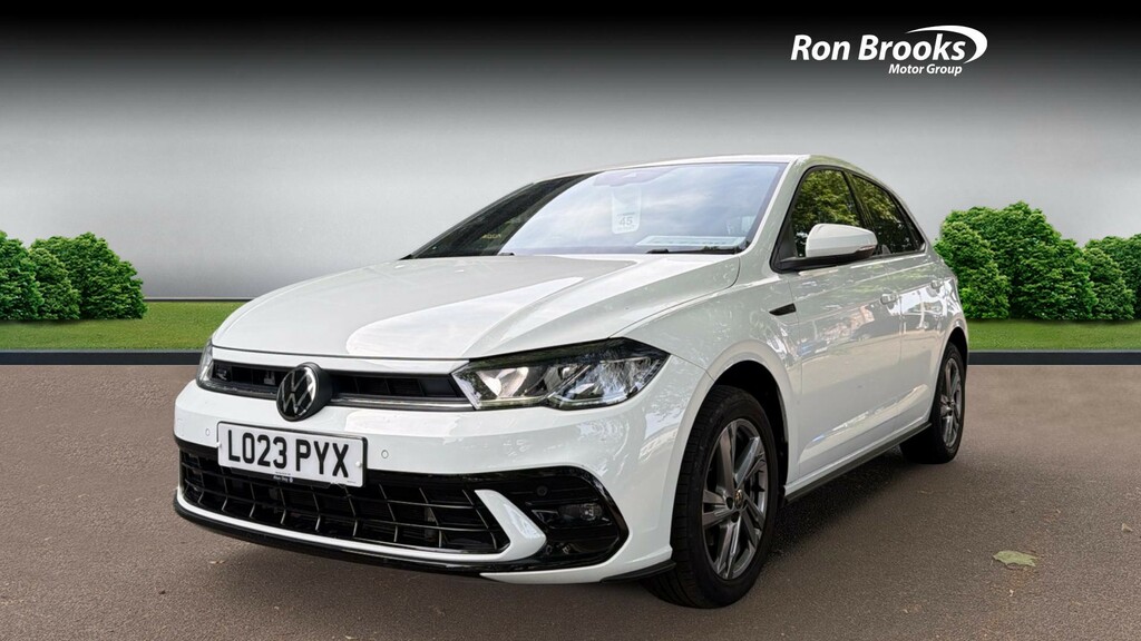 Volkswagen Polo 1.0 Tsi R-line Dsg Euro 6 LO23PYX White #3