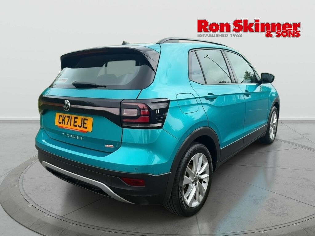 Volkswagen T-Cross 1.0 Tsi Se Suv Euro 6 Ss 110 CK71EJE Blue #4