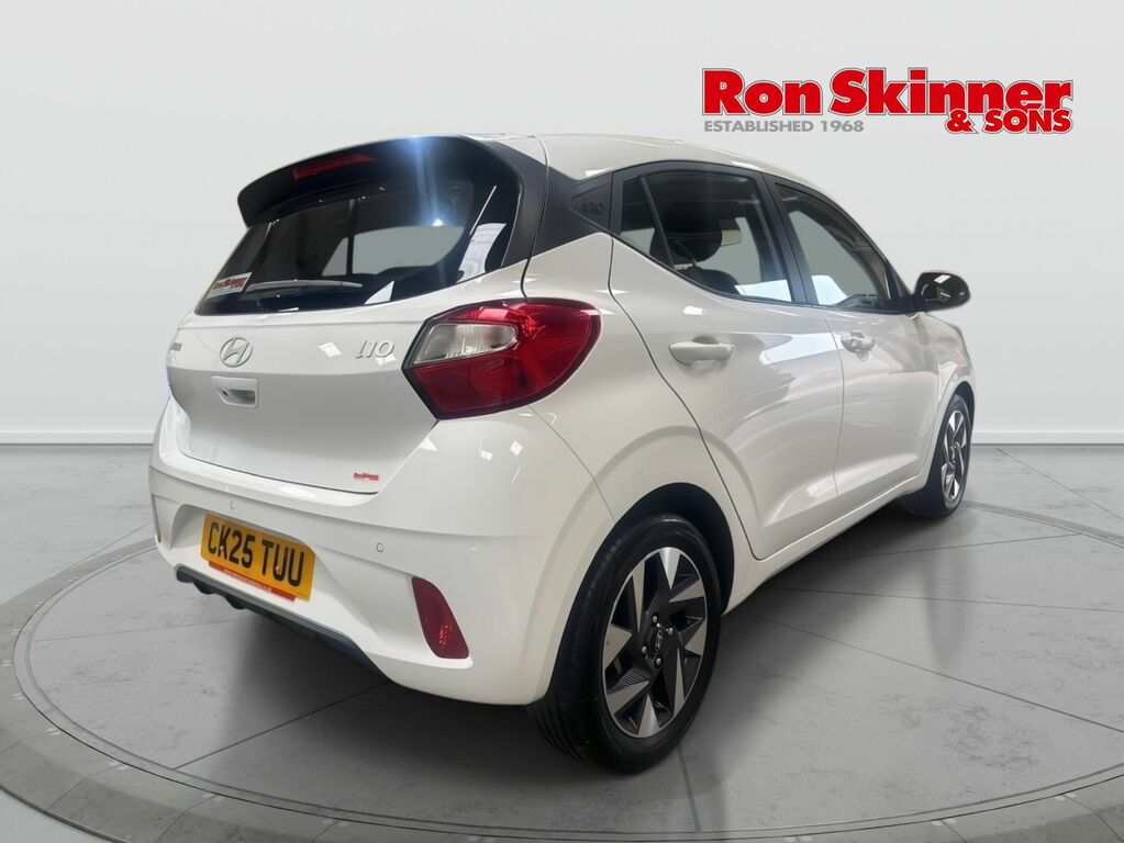 Hyundai I10 1.0 Advance Hatchback Euro 6 Ss CK25TUU White #4