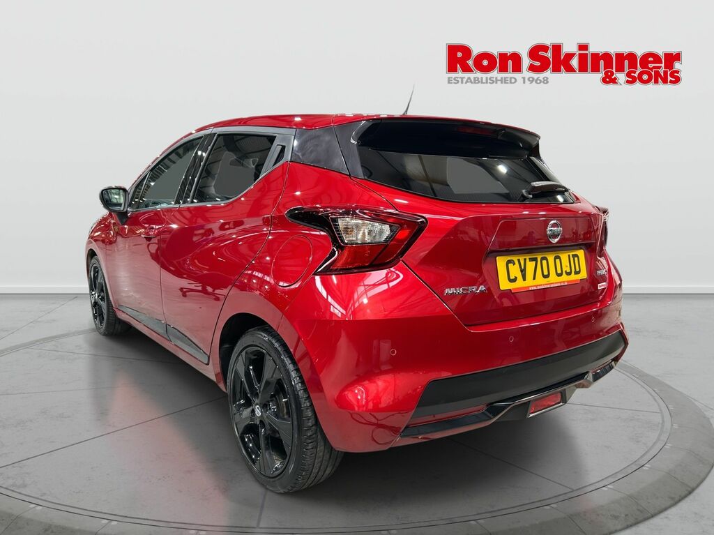 Nissan Micra 1.0 Ig-t N-tec Hatchback Euro 6 CV70OJD Red #3