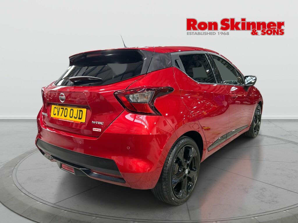Nissan Micra 1.0 Ig-t N-tec Hatchback Euro 6 CV70OJD Red #4