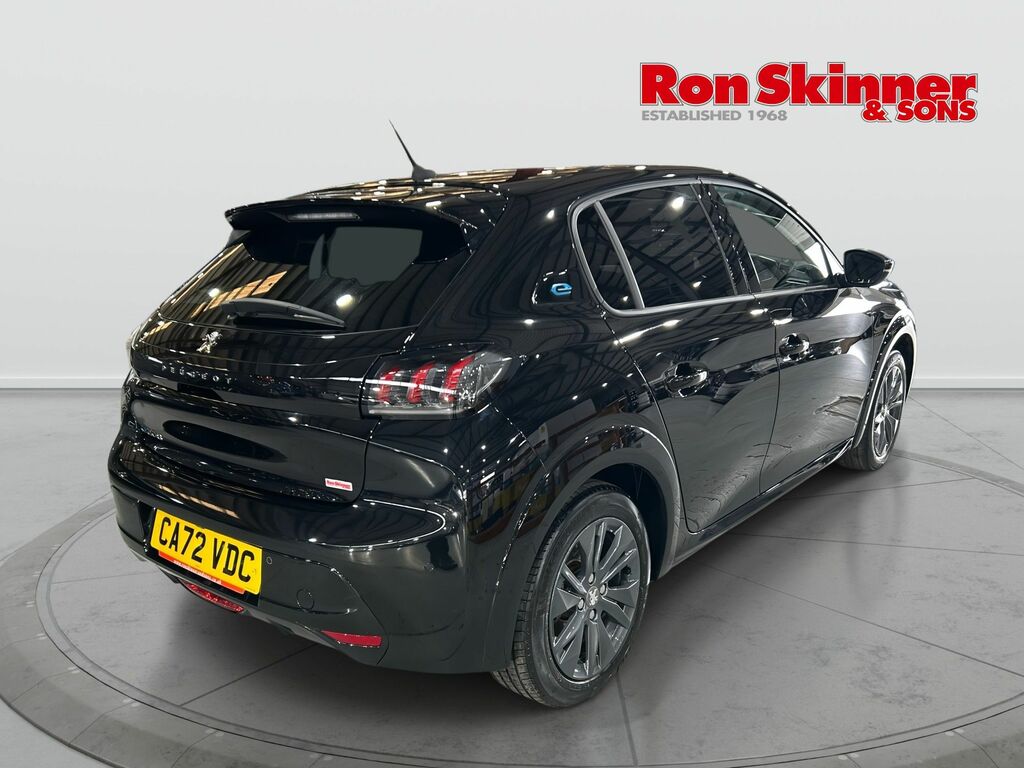 Peugeot e-208 50Kwh Allure Premium Hatchback Black #3
