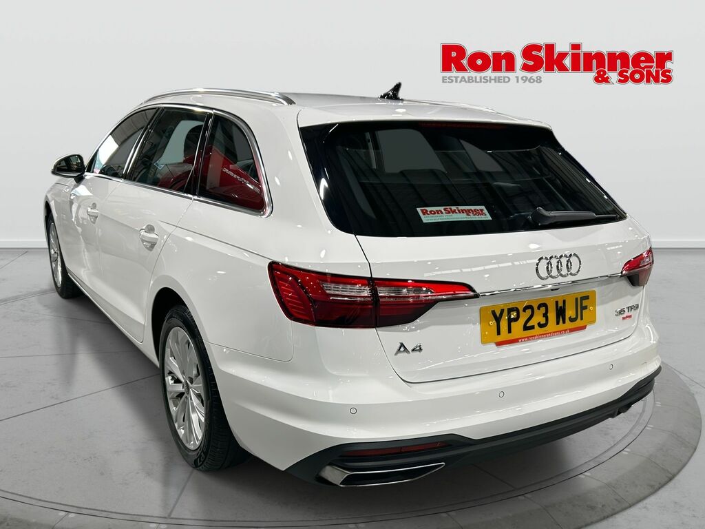 Audi A4 Avant 2.0 Tfsi 35 Technik Estate S Tronic Eur YP23WJF White #3