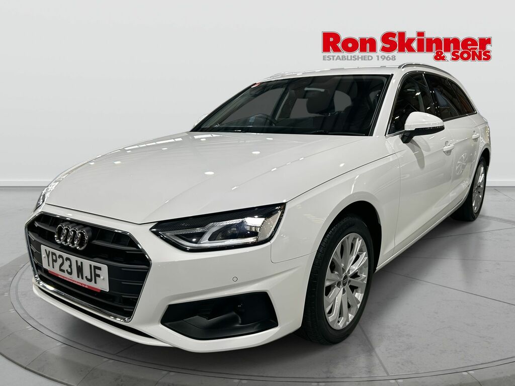 Audi A4 Avant 2.0 Tfsi 35 Technik Estate S Tronic Eur YP23WJF White #2