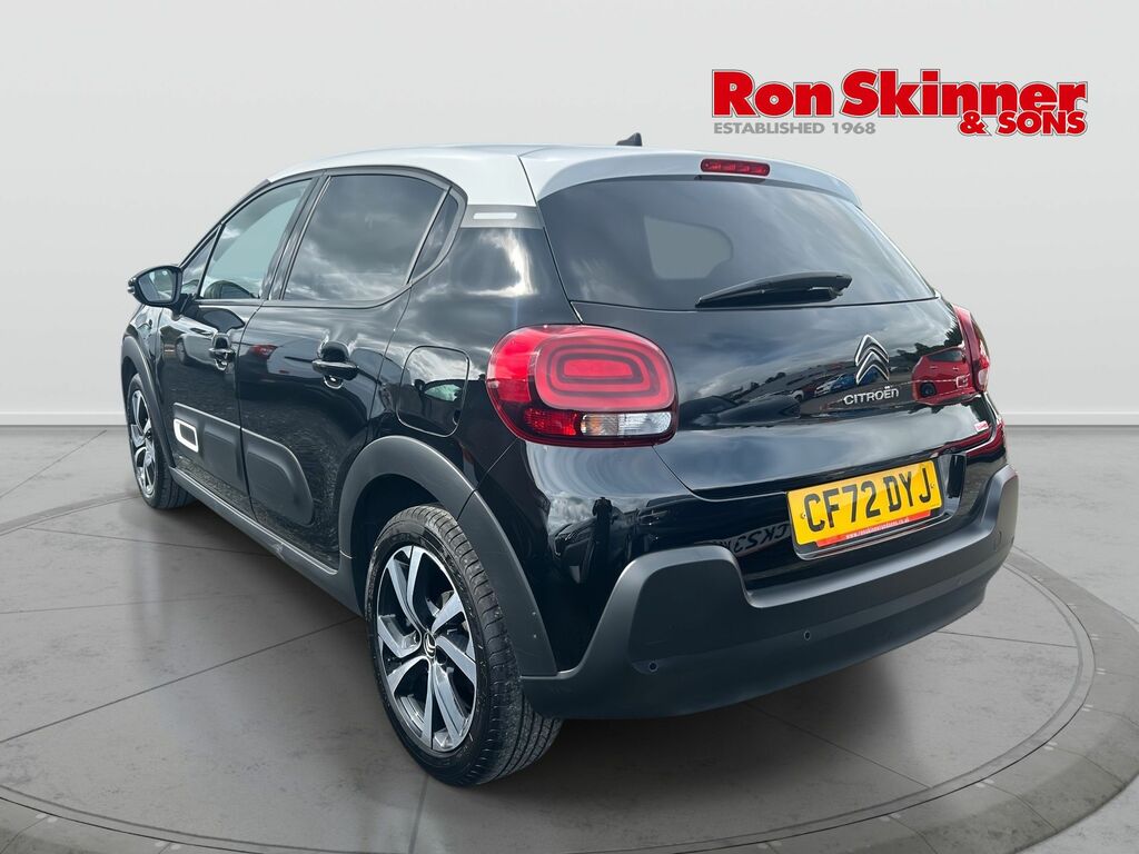 Citroen C3 1.2 Puretech Shine Plus Hatchback Manua CF72DYJ Black #3