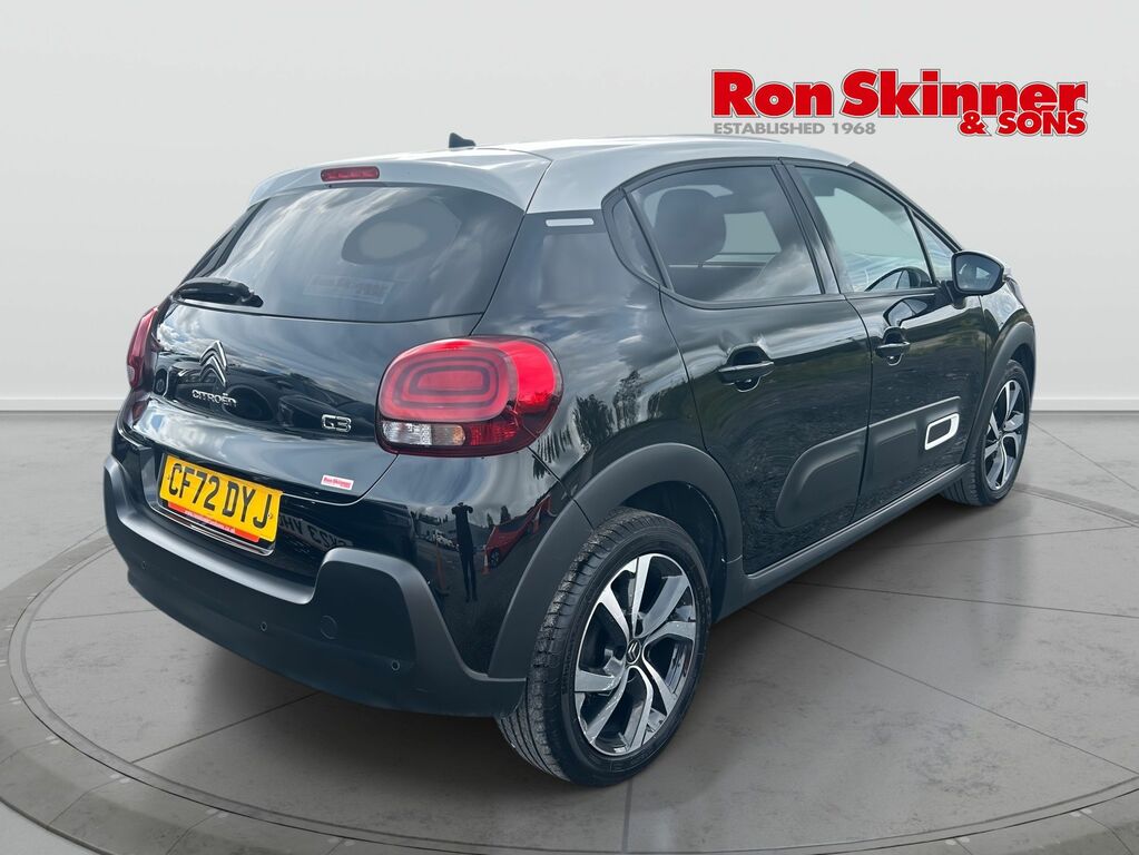Citroen C3 1.2 Puretech Shine Plus Hatchback Manua CF72DYJ Black #4