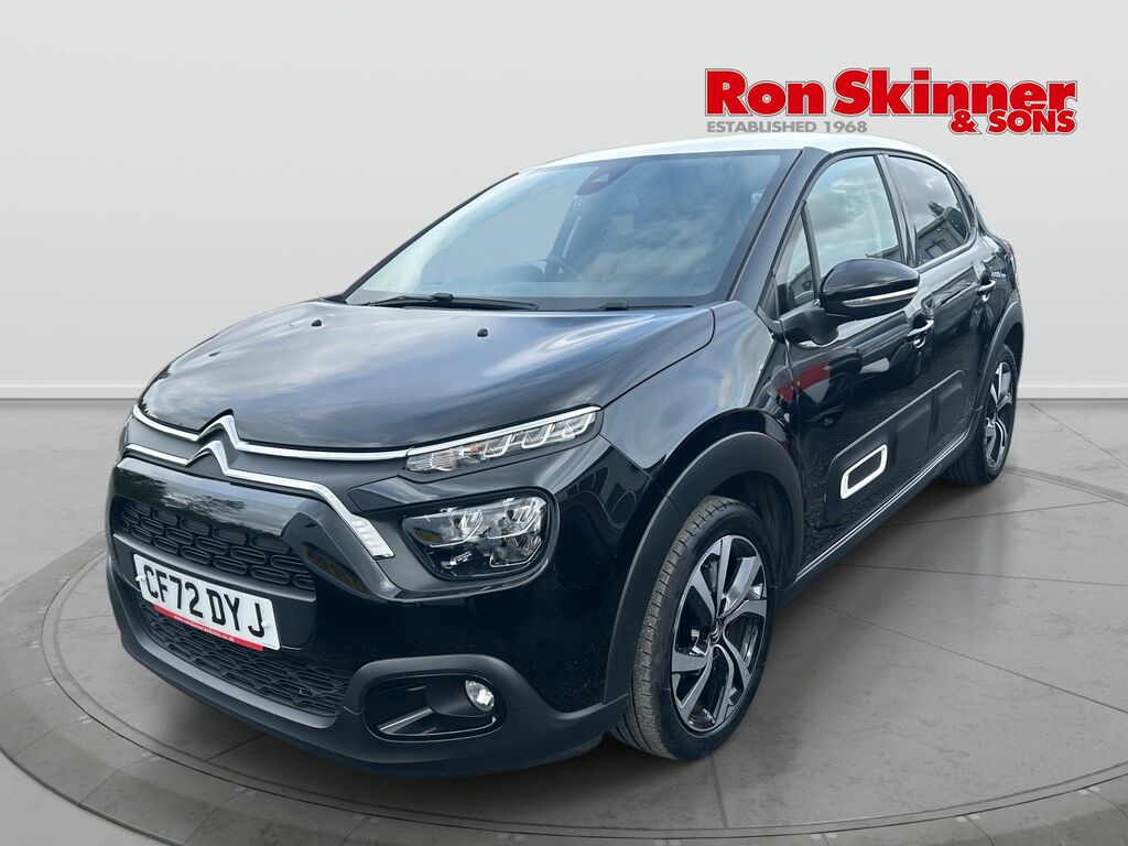 Citroen C3 1.2 Puretech Shine Plus Hatchback Manua CF72DYJ Black #2