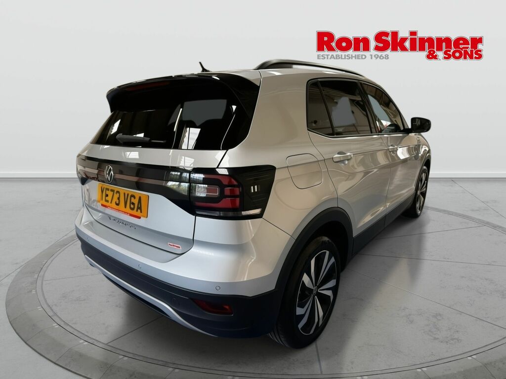 Volkswagen T-Cross 1.0 Tsi Black Edition Suv Dsg Euro 6 S YE73VGA Silver #3