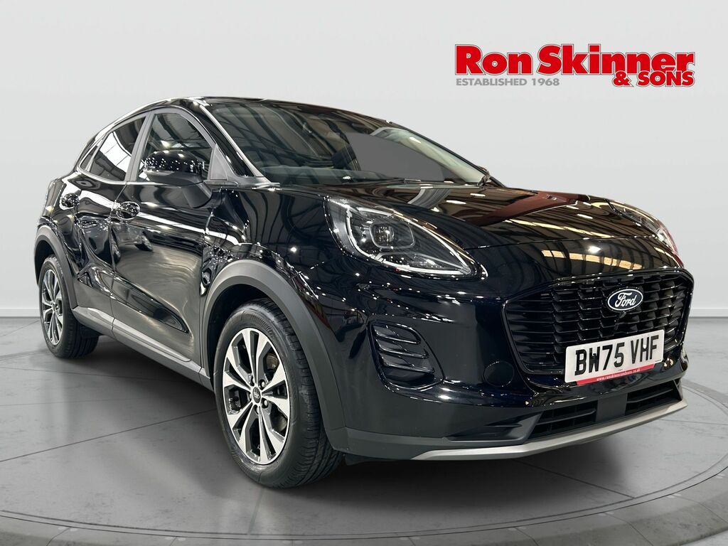 Ford Puma 1.0T Ecoboost Mhev Titanium Suv Hybrid Black