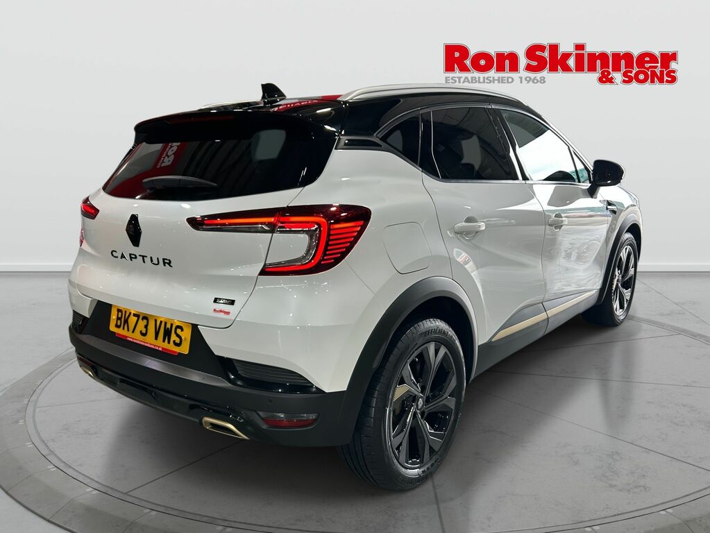 Renault Captur 1.6 E-tech 9.8Kwh E-tech Engineered Suv BK73VWS White #4