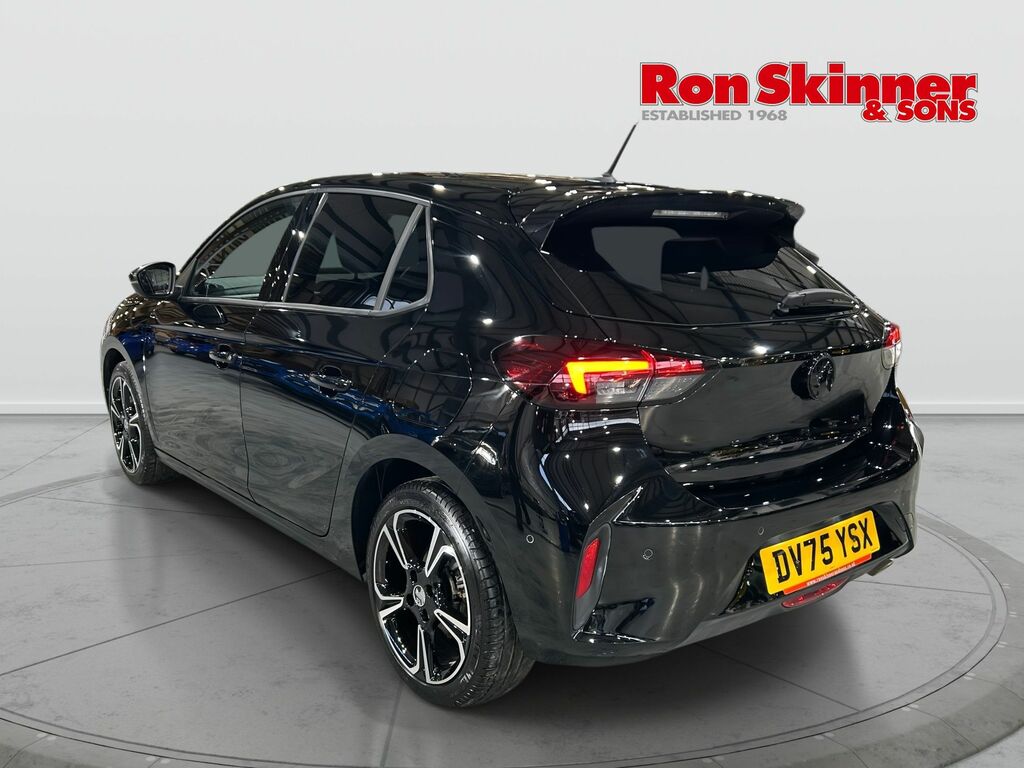 Vauxhall Corsa 1.2 Turbo Gs Hatchback Euro 6 Ss DV75YSX Black #3