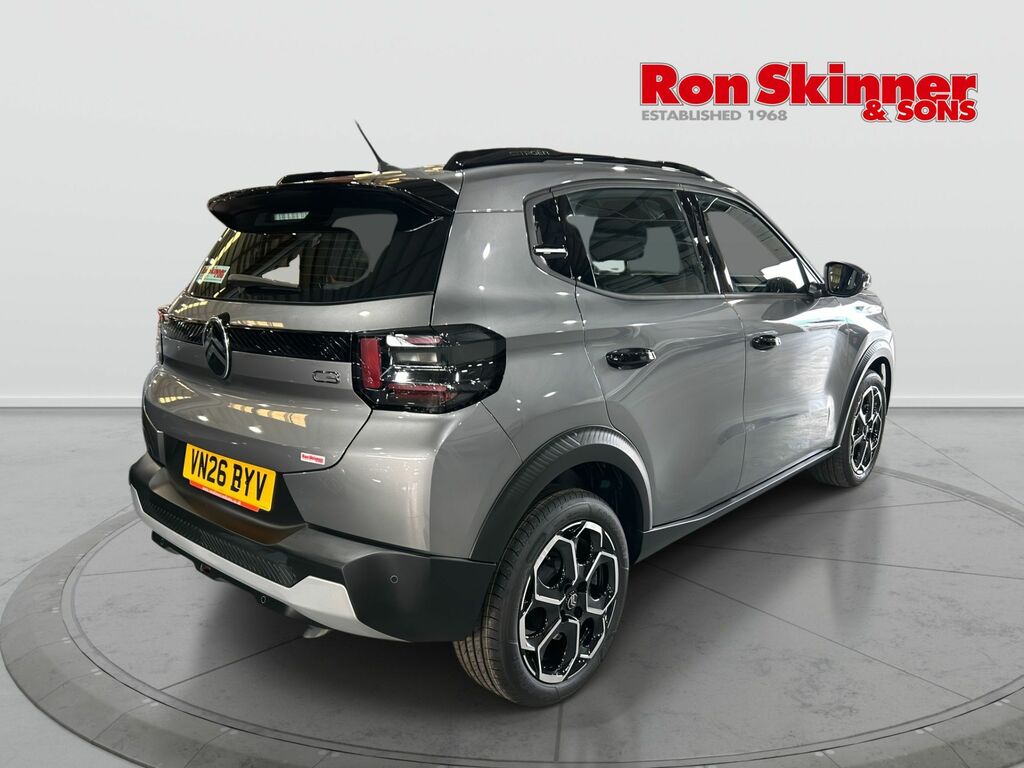 Citroen C3 1.2 Turbo Plus Hatchback Euro 6 VN26BYV Grey #4