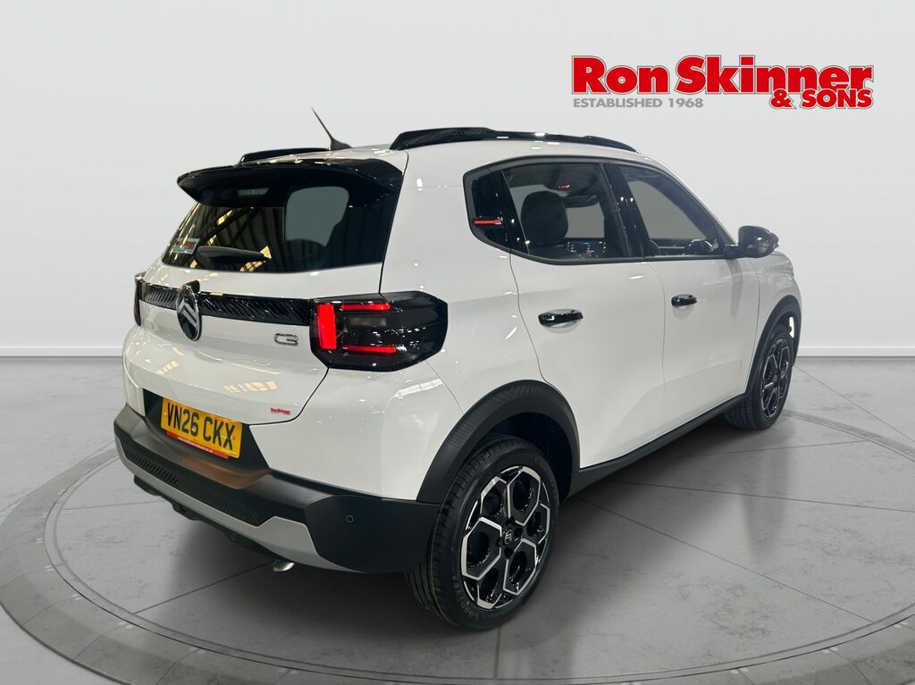 Citroen C3 1.2 Turbo Plus Hatchback Euro 6 VN26CKX White #4