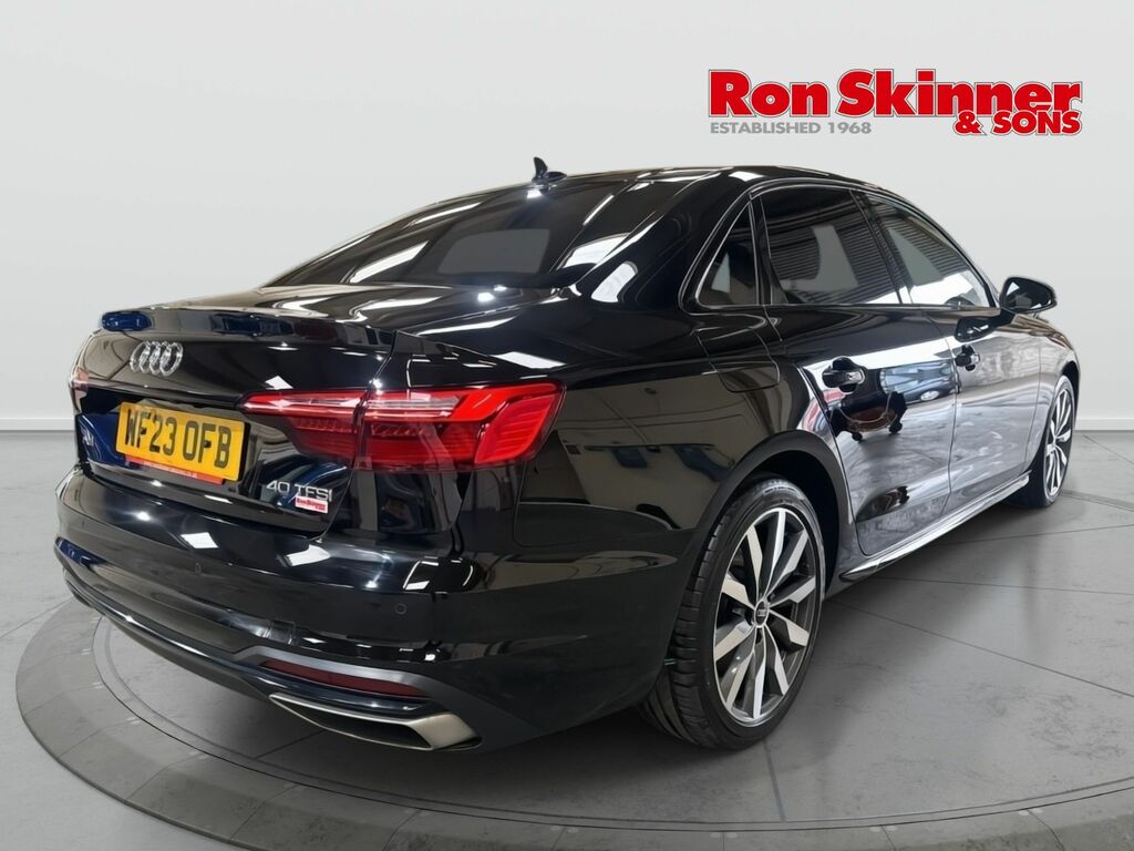 Audi A4 2.0 Tfsi 40 Sport Edition Saloon S Tron WF23OFB Black #4
