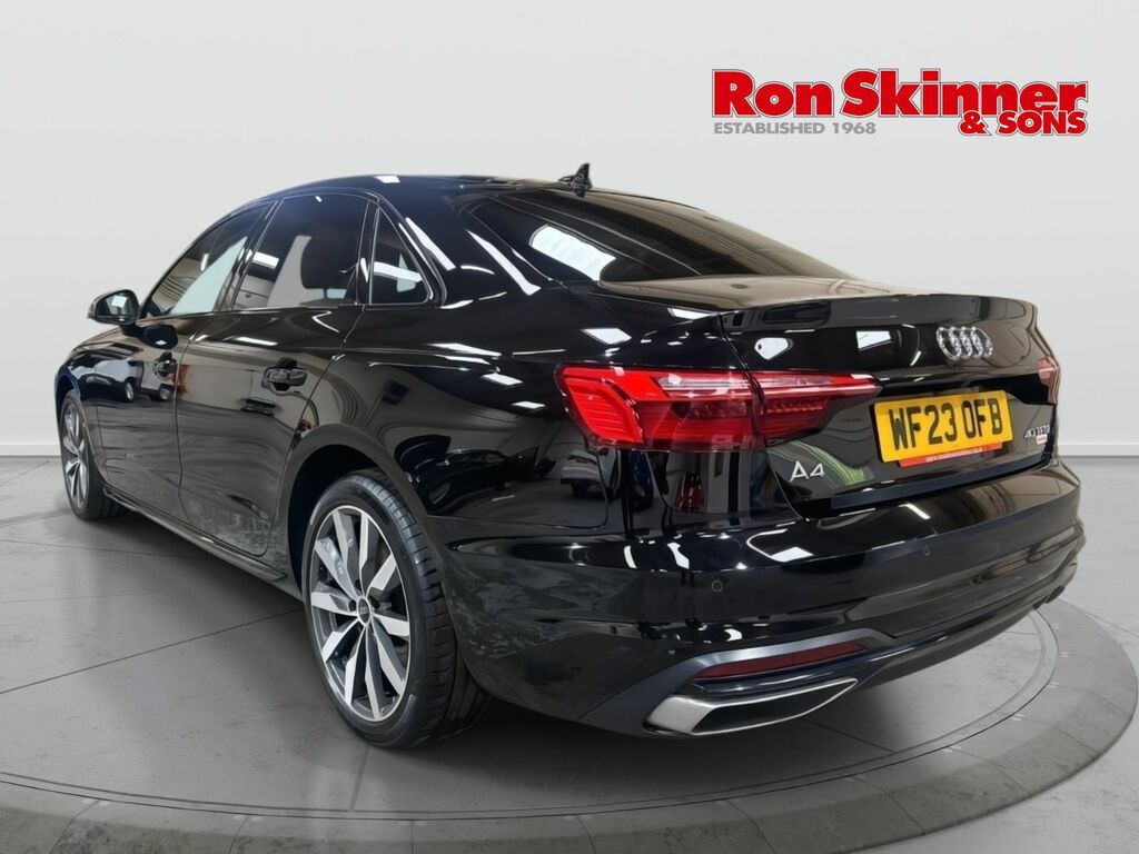 Audi A4 2.0 Tfsi 40 Sport Edition Saloon S Tron WF23OFB Black #3