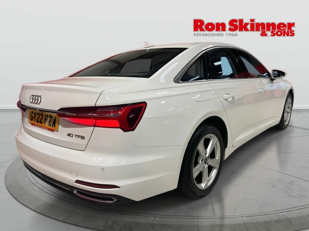 Audi A6 Saloon 2.0 Tfsi 40 Sport Saloon S Tronic Euro GY22PZW White #4
