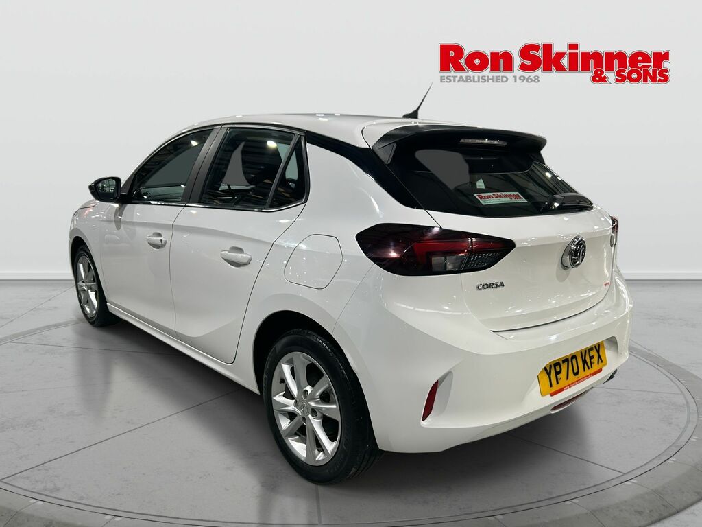 Vauxhall Corsa 1.2 Turbo Se Hatchback Euro 6 S YP70KFX White #2