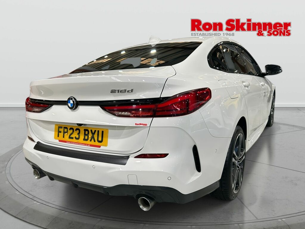 BMW 2 Series Gran Coupe 2.0 218D M Sport Saloon Euro 6 White #4