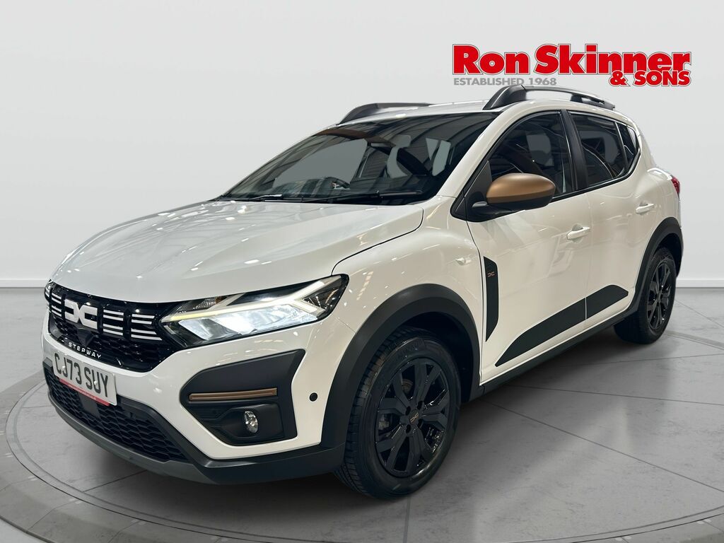 Dacia Sandero Stepway 1.0 Tce Extreme Hatchback Bi Fuel Euro CJ73SUY White #2