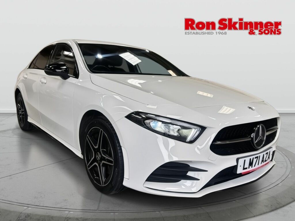 Mercedes-Benz A Class 1.3 A250e 15.6Kwh Amg Line Edition Saloon Petr White