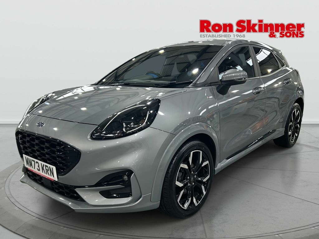 Ford Puma 1.0T Ecoboost Mhev St-line X Suv Hybrid MM73KRN Silver #2