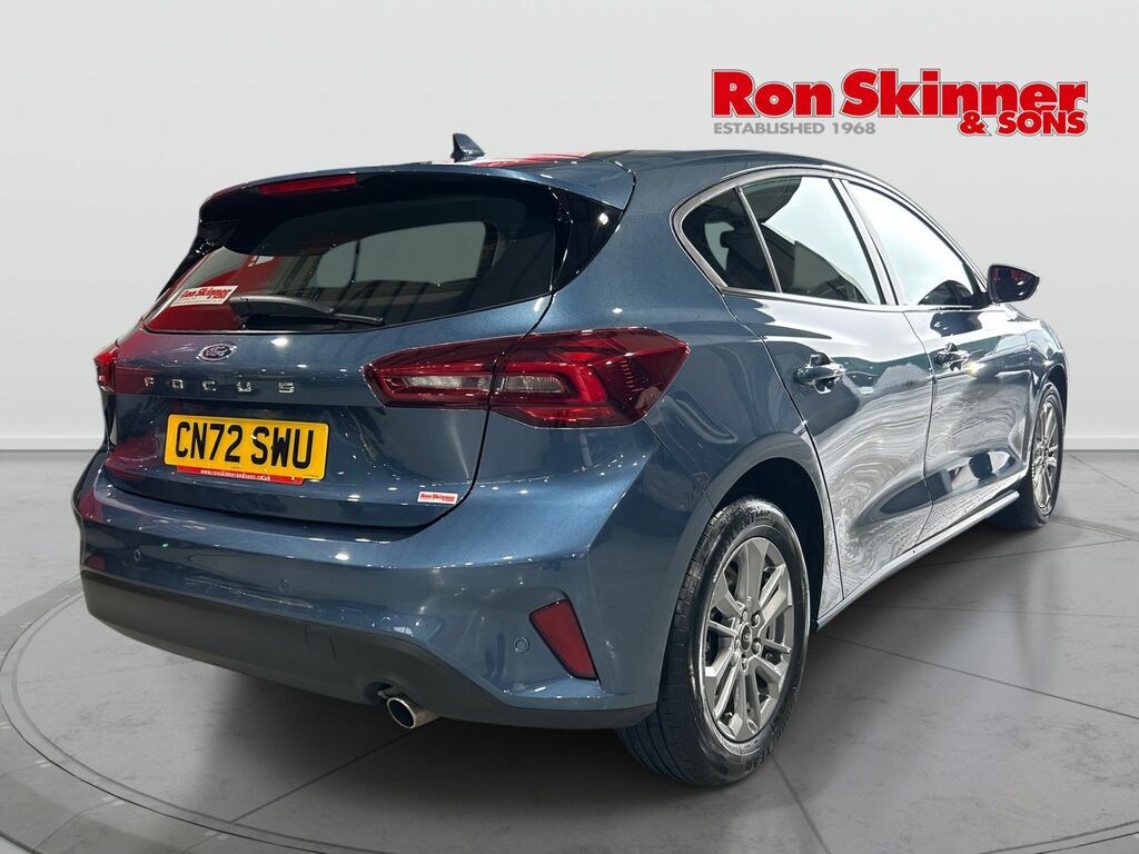 Ford Focus 1.0T Ecoboost Titanium Hatchback CN72SWU Blue #4