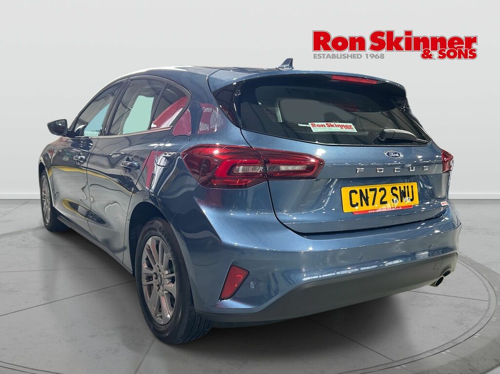 Ford Focus 1.0T Ecoboost Titanium Hatchback CN72SWU Blue #3