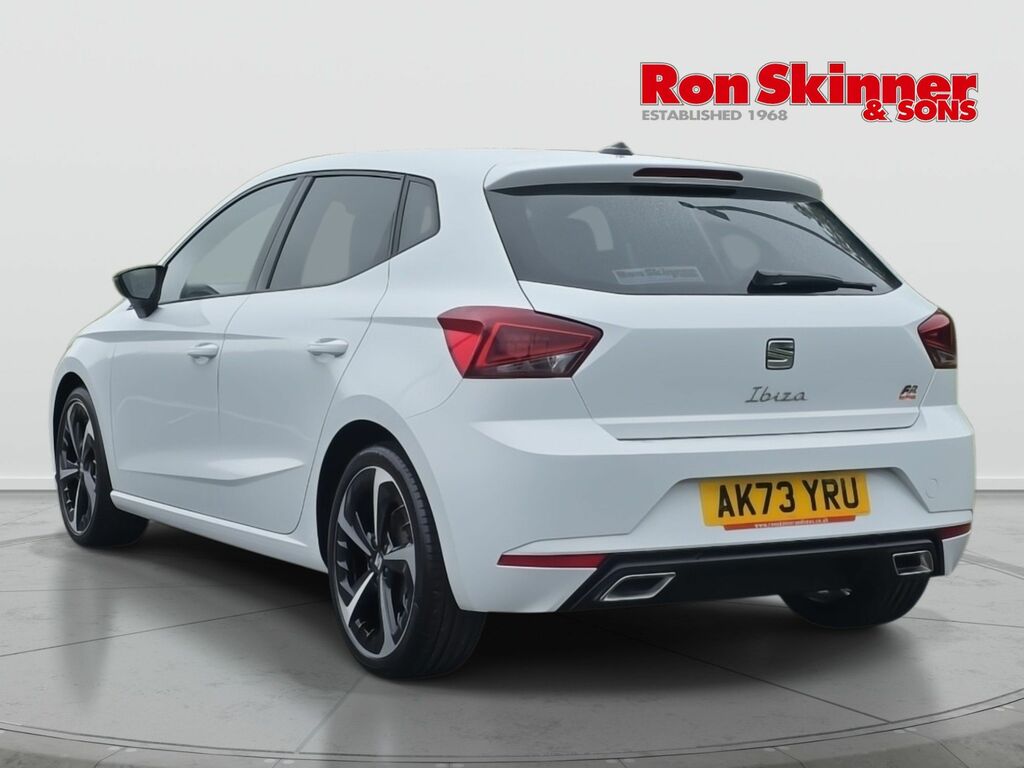 Seat Ibiza 1.0 Tsi Fr Sport Hatchback Euro AK73YRU White #4