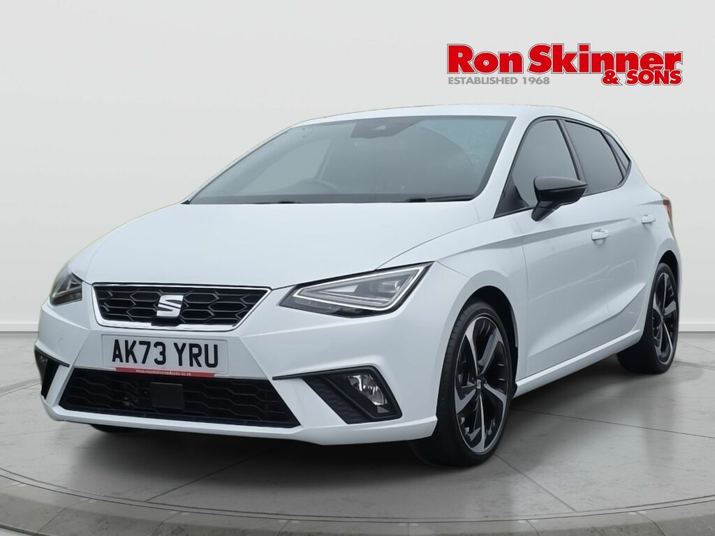Seat Ibiza 1.0 Tsi Fr Sport Hatchback Euro AK73YRU White #3