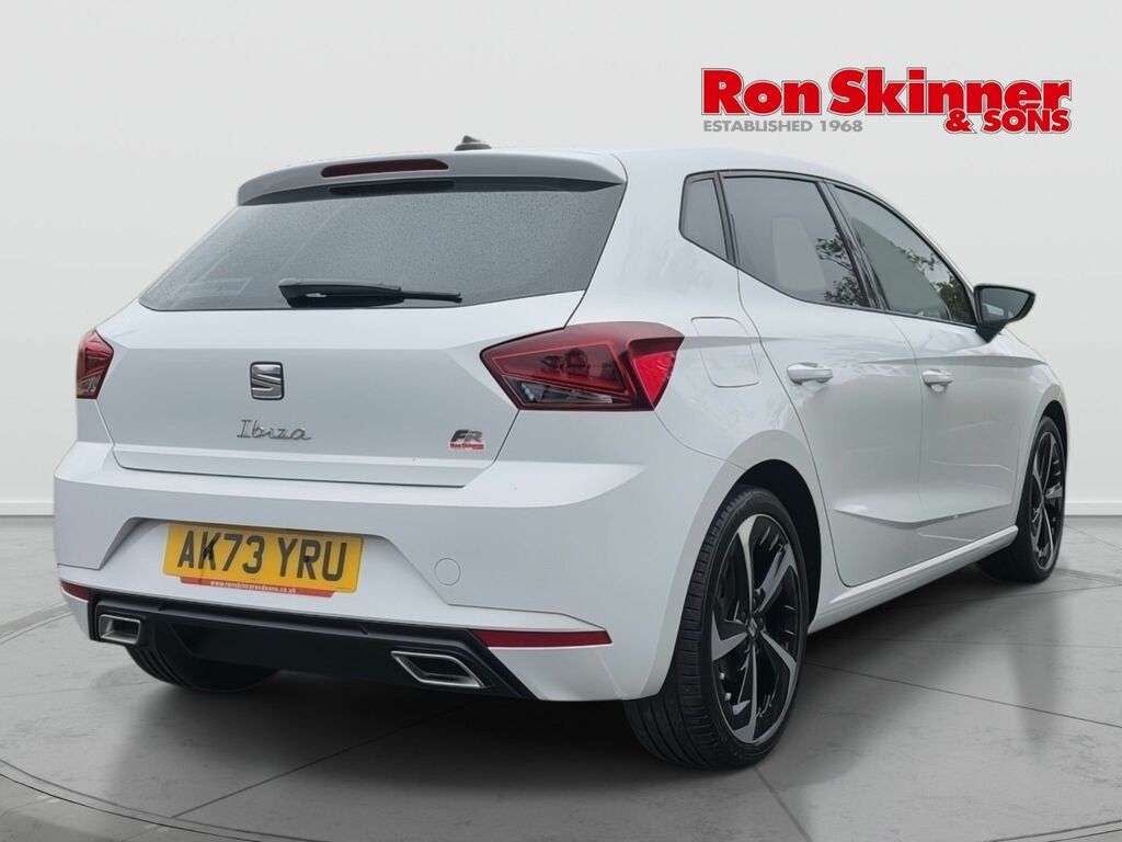Seat Ibiza 1.0 Tsi Fr Sport Hatchback Euro AK73YRU White #5
