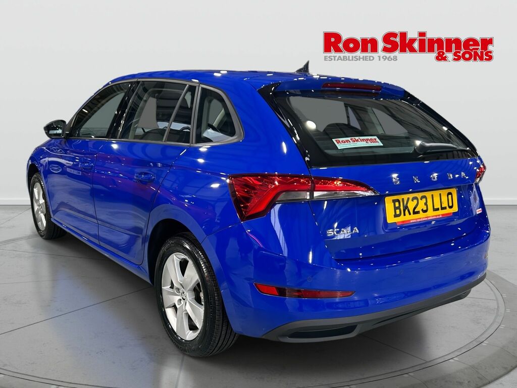 Skoda Scala 1.0 Tsi Se Hatchback Euro 6 Ss BK23LLO Blue #2