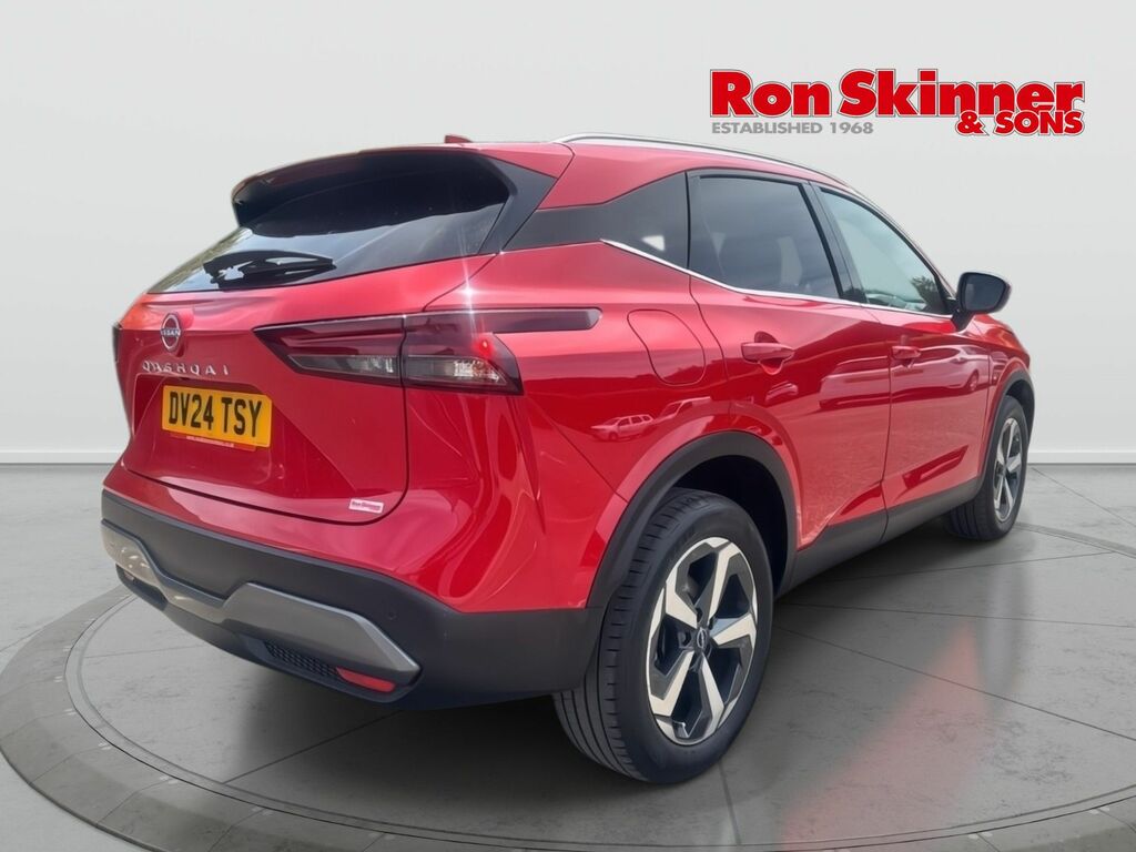 Nissan Qashqai 1.3 Dig-t Mhev N-connecta Suv Hybrid Ma DV24TSY Red #4