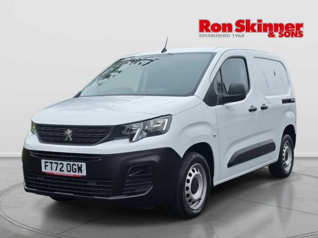 Peugeot Partner 1.5 Bluehdi 1000 Professional Premium Standard P FT72OGW White #2