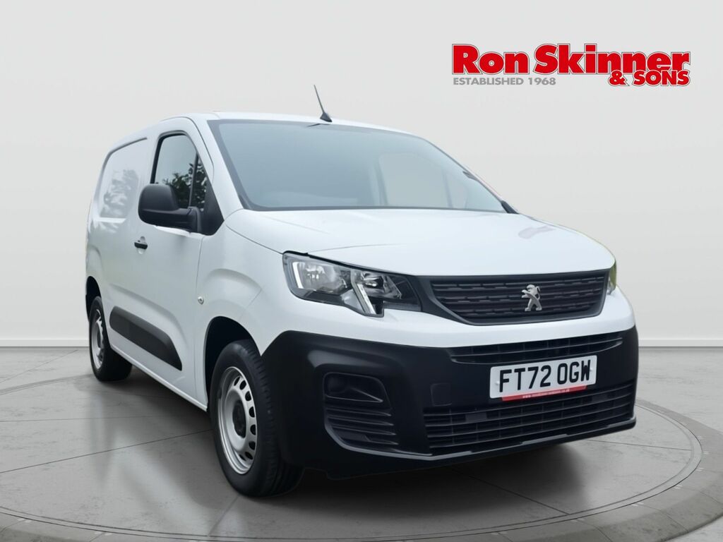 Peugeot Partner 1.5 Bluehdi 1000 Professional Premium Standard P FT72OGW White