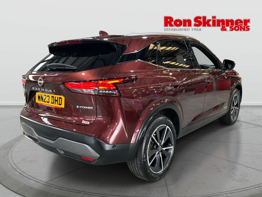 Nissan Qashqai 1.5 H E-power Tekna Suv Hybrid Eur WN23DHD Red #4