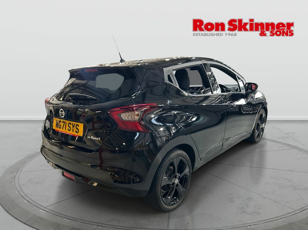 Nissan Micra 1.0 Ig-t N-sport Hatchback Xtron Euro 6 WG71SYS Black #4