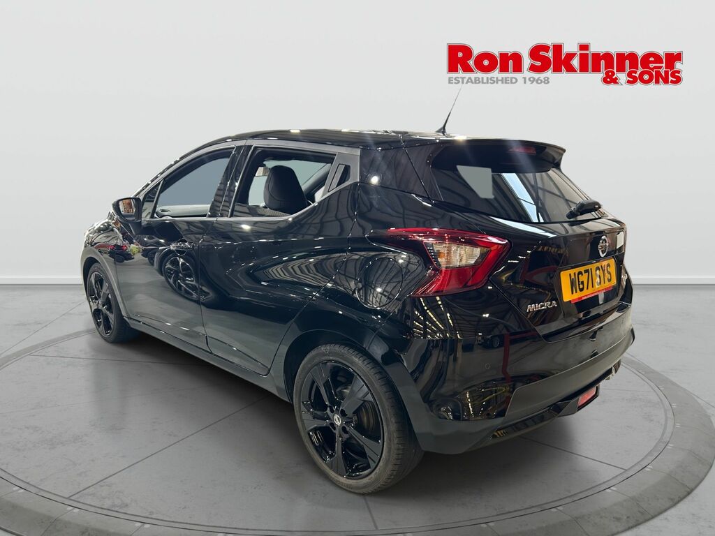 Nissan Micra 1.0 Ig-t N-sport Hatchback Xtron Euro 6 WG71SYS Black #3