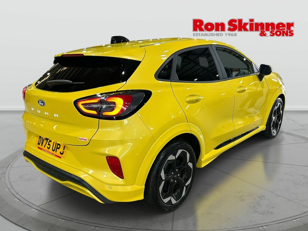 Ford Puma Standard Range 43Kwh Premium Suv DV75UPJ Yellow #4