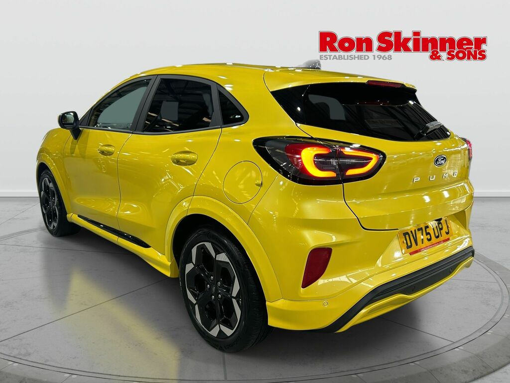 Ford Puma Standard Range 43Kwh Premium Suv DV75UPJ Yellow #3