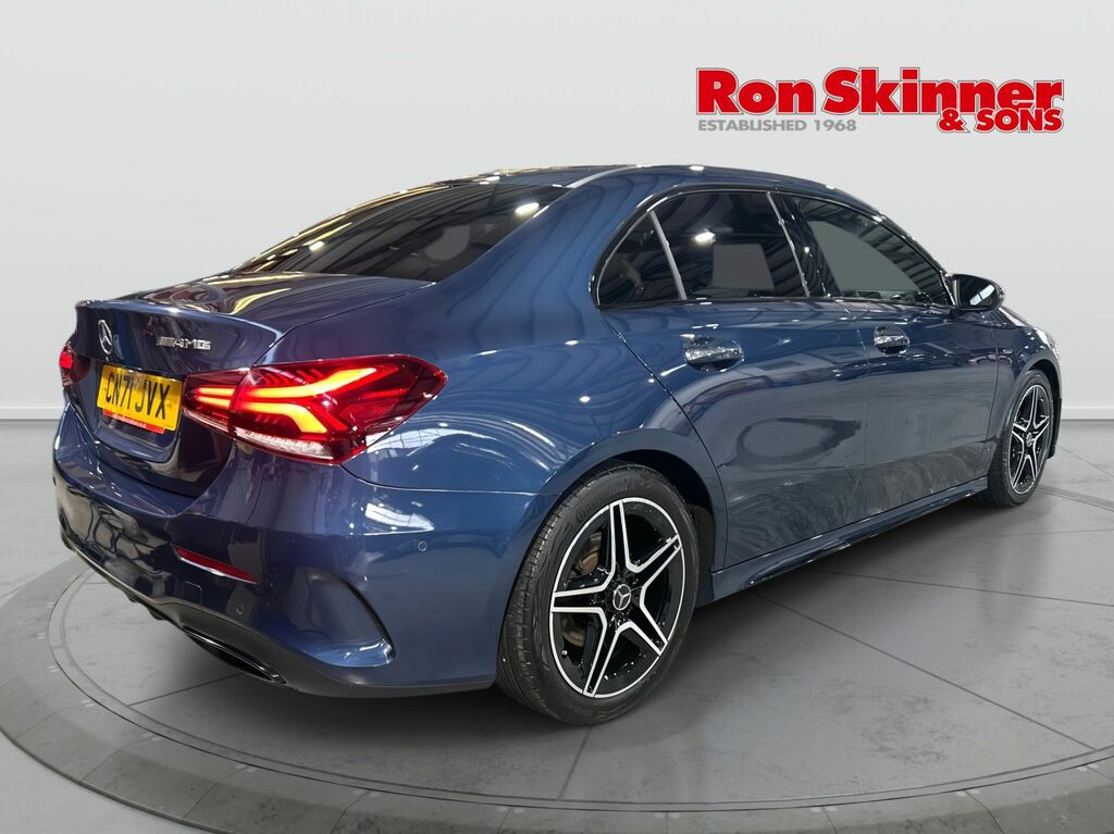 Mercedes-Benz A Class 1.3 A200 Amg Line Edition Premium Plus Saloon CN71JVX Blue #4