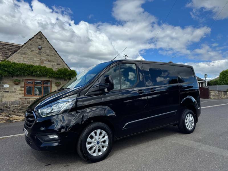 Ford Transit Custom 2.0 320 Ecoblue Limited Crew Van L1 H1 Euro 6 FG23RKU Black #4