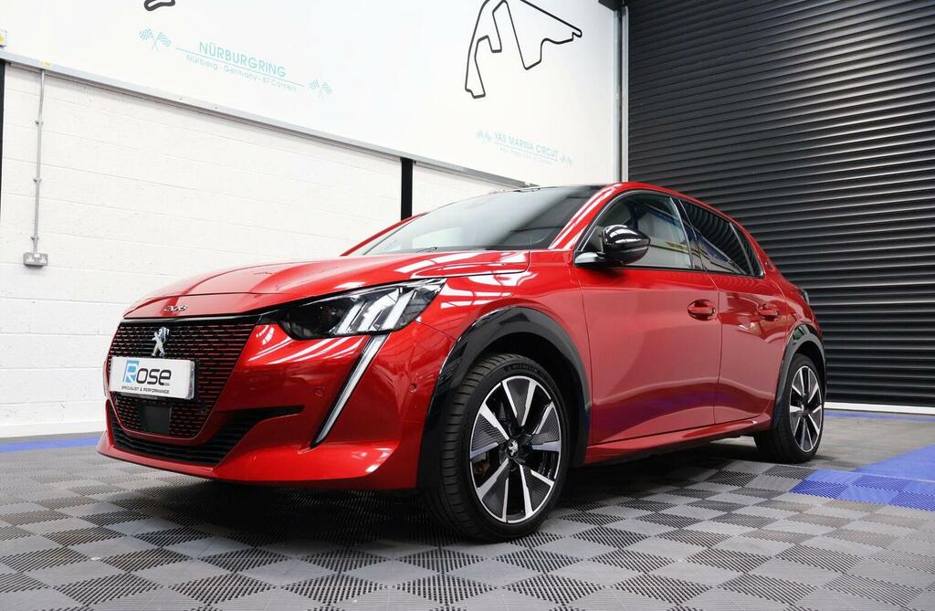 Peugeot e-208 208 Gt Premium Ev DU71ANP Red #3
