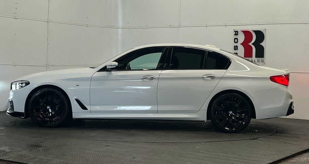 BMW 5 Series 3L M Sport YD68XAB White #6