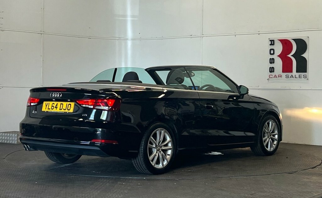 Audi A3 Cabriolet Tdi Sport Black #3