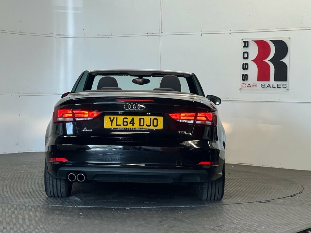 Audi A3 Cabriolet Tdi Sport Black #4