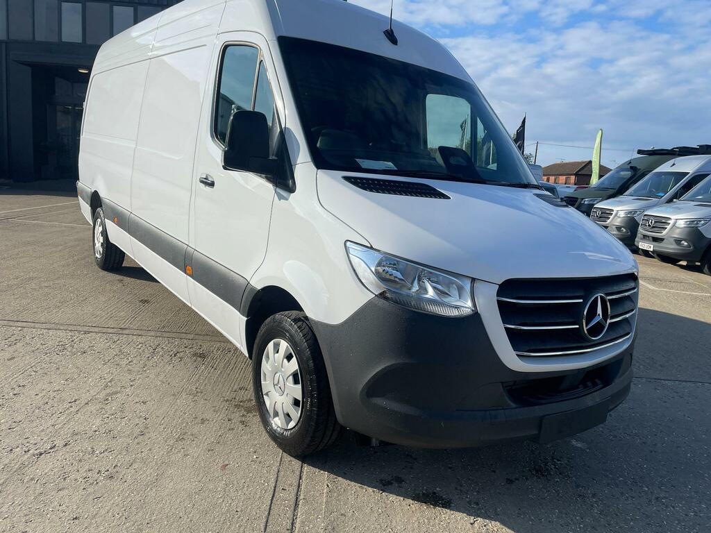 Mercedes-Benz Sprinter 2.0 315 Cdi Hd Pro Rwd L3 H2 Euro 6 Ss White